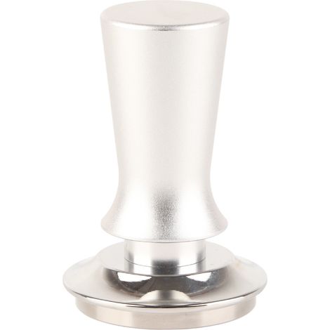 Kaffeestampfer, Hammer für gemahlenen Kaffee, Edelstahl, konstanter Druck, für Kaffeezubehör, silberfarben, 53 mm (1/5)