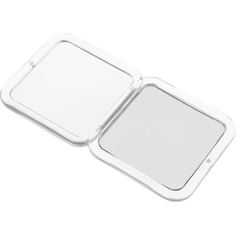 Miroir De Poche Compact Pliable Mini 7X Grossissement pour Maquillage Portable Paquet à Main Gris (1/5)