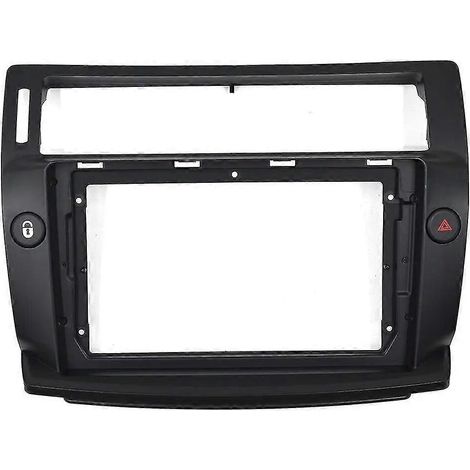 2-DIN-Autoradio-Einbaurahmen für Citroen C4 Quatre, 9-Zoll-Bildschirm, Android-Player, Armaturenbrett-Montagesatz – nur Rahmen – schwarz