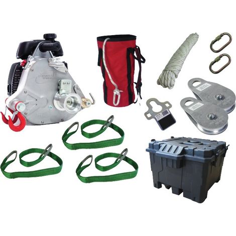 Piccolo kit di traino Lignard: argano e accessori - POW-PCW5921