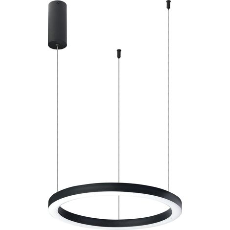 Suspension OBRA 1 40cm 3000K 20W 1200lm rond noir mat - EUROPOLE - 34901 (1/3)