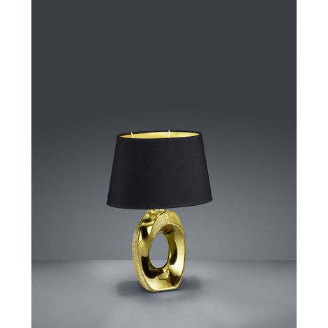Lámpara de mesa Modern Gold Cerámica Taba H33 cm Trio Lighting (1/2)