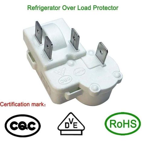 Relais de démarrage PTC pour compresseur de réfrigération Box, protection contre les surcharges à 4 broches, accessoires compatibles avec la série ZHB ZHB88-125P4.7 ZHB35-120P15 ZHB60-120P15 ZHB69-120 (1/3)