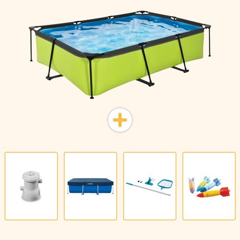 Exit-toys Piscine Exit Rectangulaire - 300x200x65 cm - 5-pièces S299 (1/5)