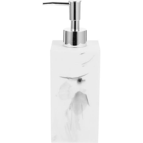 Filiyano-Distributeur de savon rechargeable à motif marbre, flacon de lotion portable et étanche de 400 ml (1/5)