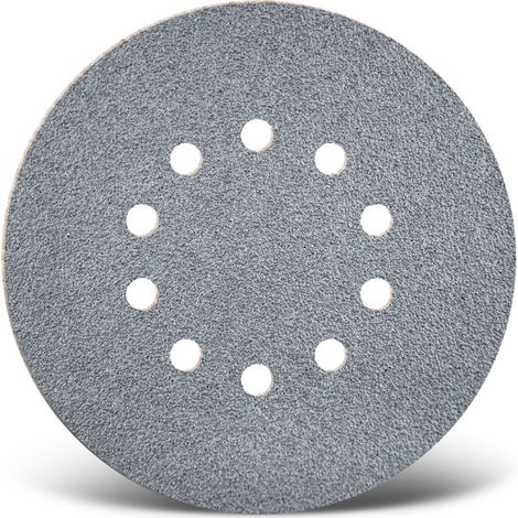 MENZER Platinum Klett-Schleifscheiben, 225 mm, 10-Loch, f. Trockenbauschleifer, Halbedelkorund (25 Stk.) K400