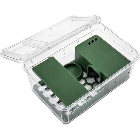 Terrario para reptiles Hábitat de escalada transparente y resistente a la intemperie (1/5)