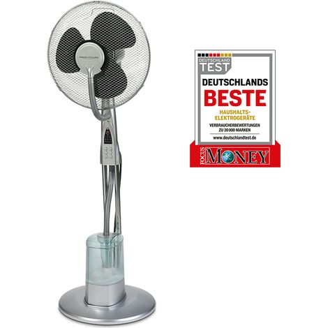 Ventilateur brumisateur oscillant PROFICARE PC-VL 3069 LB 85W 3 vitesses H125cm D40cm Argent (1/5)