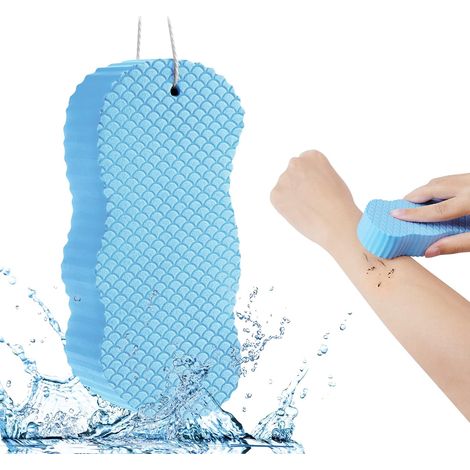 Serviette de bain eponge pour bebe enfant et adulte douce et non irritante pour la peau gommage doux sans danger (1/5)