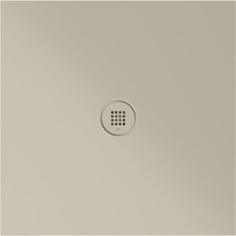 Receveur de douche en céramique carré 80x80x2cm, creta mat