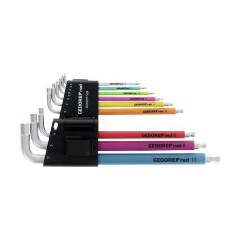 Llaves Gedore r36401009 juego 9 piezas acabado cromo