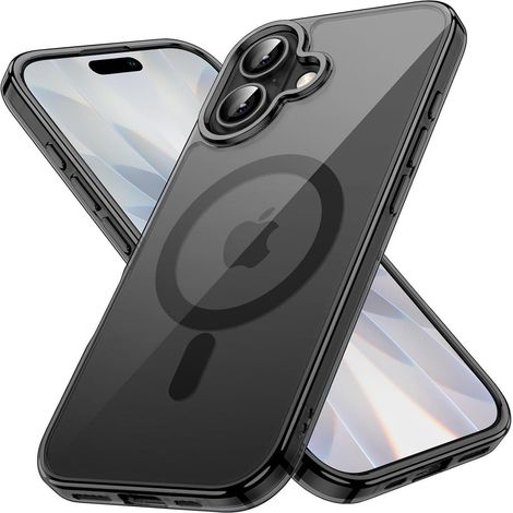 Handyhülle magnetisch MagSafe iPhone17 stoßfest Schwarz (1/5)