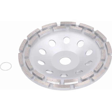 Disque à meuler de 18 cm pour meuleuse d'angle à 180°, disque de scie segmenté en acier pour le travail du bois, la découpe et le rainurage (1/5)