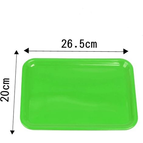 Bac De Rangement En Plastique - Bac D'Activités Pour Enfants 24 x 18 x 5 cm - Pour Peinture, Ateliers Créatifs Et Expériences Scientifiques - Lot De 1 (1/5)