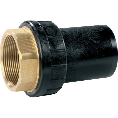 SCELTO DA DESIVERO Raccordo di transizione pe/ottone diritto filettato f gas/acqua 75x2"1/2 codice prod: DSV14433