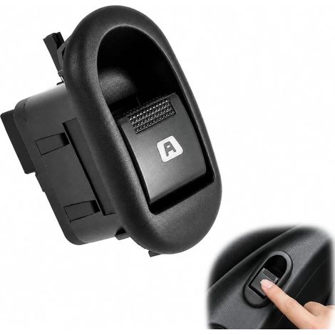Bouton Lève Vitre Avant Droit 6554L7 96401469XT pour C2 C3 1007 (1/5)