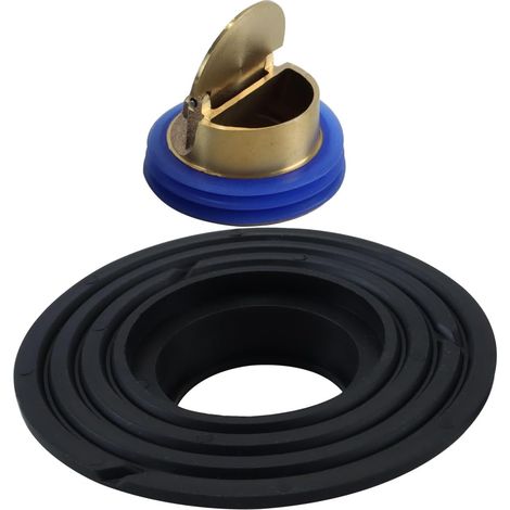 Clapet Anti-Retour pour bonde de Douche - Tamis en Silicone et cuivre - pour Les canalisations de Cuisine et de Salle de Bain (1/5)