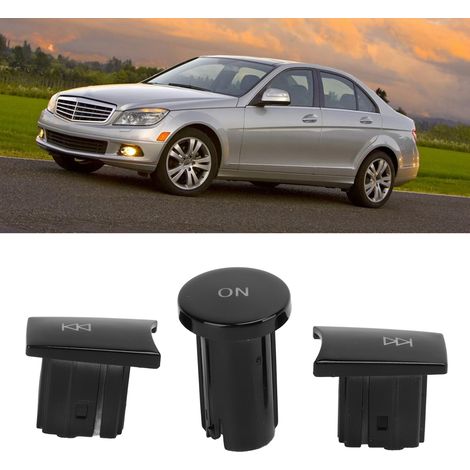 3 Boutons de Commande Multimédia pour Mercedes-Benz Classe ML GL 2012-2015 (Noir Piano) - Pièces de Rechange Auto (1/5)