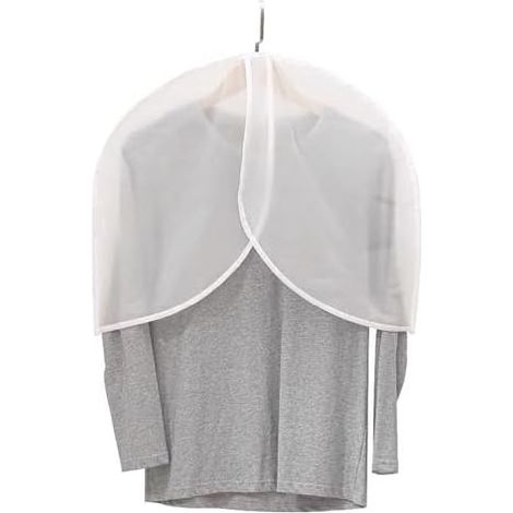 Housse Chemise, Housse Portant Vetement, Housse Costume Homme, Housses D'épaule Pour Vêtements (lot De 10), Housses Pour Vêtements Suspendues, Sacs à Vêtements en PEVA, Aux Chemises, Costumes, 4560cm (1/5)
