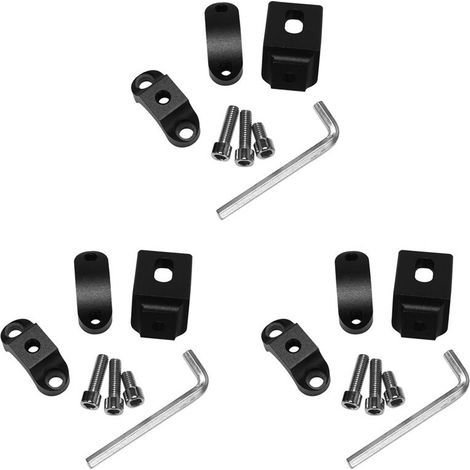 3X Guidon ÉTagère Fixe pour Phare TG80 22mm 7/8 Pouces Support de Phare de Moto Support de Montage de Projecteur Pince de Tube pour Hachoir de Café (1/2)