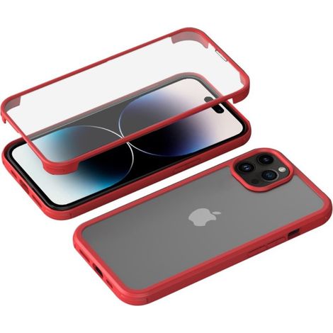 Funda para iPhone 14 Pro, erbord Guardian, roja (1/5)