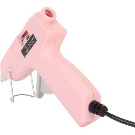 50 bâtonnets de colle chaude pour enfants, mini colle thermofusible, petit kit de bricolage pour la maternelle, pistolet à colle thermofusible 7 mm 20 W, norme européenne. (1/5)