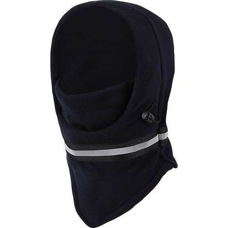 Masque thermique d'hiver pour femme, idéal pour le cyclisme - Protection faciale coupe-vent ajustable avec bandes réfléchissantes pour les sorties nocturnes et par temps froid (1/5)