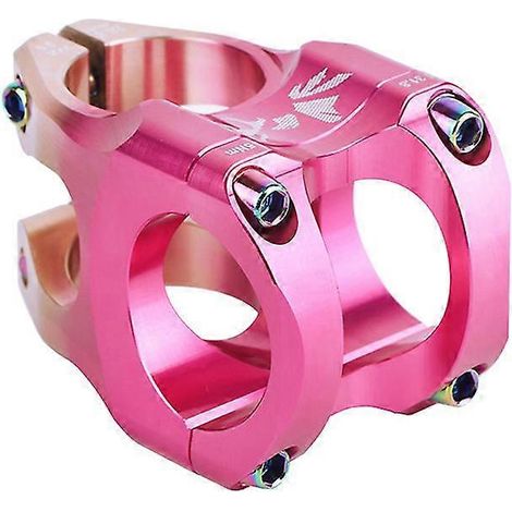 Pont pour vélo de route et VTT, potence réglable de 35 mm, rose (1/5)