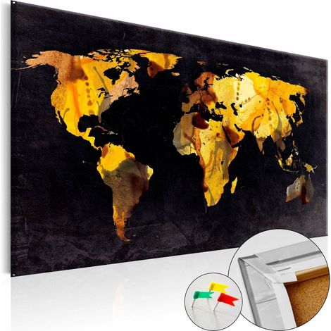 Tableau en liège si le monde était un désert... - 90 x 60 cm (1/5)