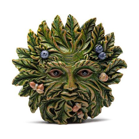 Green Man Plant Pot Feet - Set of 3 - L5.5 x W8.5 x H8.5 cm