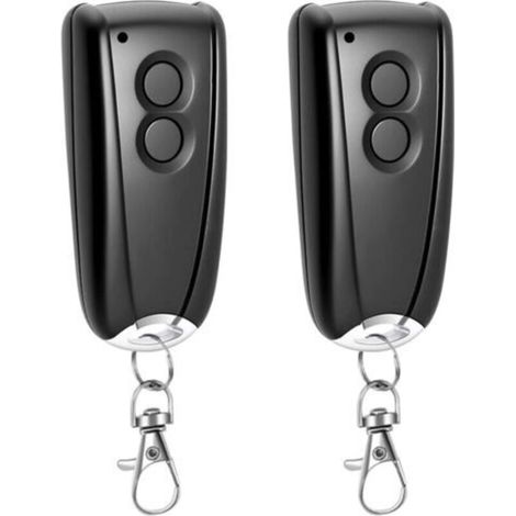 Universal Gate Remote Control 433 MHz - Compatible with Ecostar RSC2-433, Liftronic 500/700/800, Portronic D2500/D5000/S4000 - applies to Automatic Gates, 2 Channels (Pack of 2) (2) (1/5)