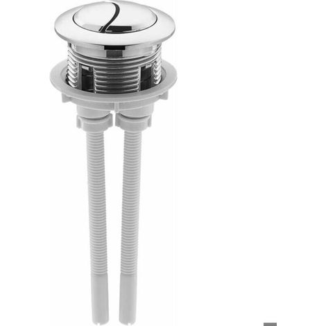 38mm Toilet Push Button, Dual Flush Button, Electroplated, Toilet Valve Replacement Accessory (1/5)