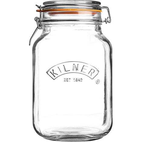 Rayware Cliptop Air tight Jar - Ideal for Sweets / Herbs - 1.5 Litre