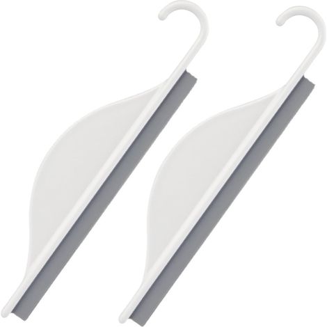 Lot de 2 raclettes de douche en silicone pour douche, fenêtre, verre (1/5)