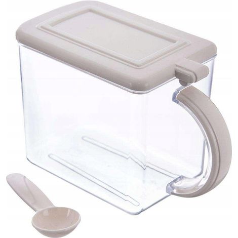 Orion Contenedor de Cocina 1 L Crema Plástico Transparente