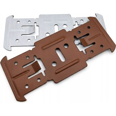 Raccord croisé Budmat pour profil CD60 – Lot de 100 – Acier galvanisé résistant à la corrosion – Installation facile dans faux plafonds