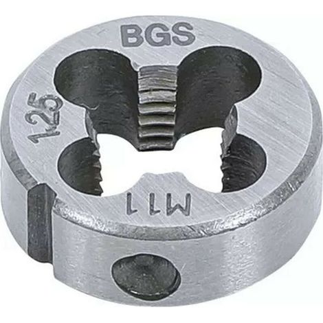 Filière M11 x 1.25 - Pas Métrique Standard - Diamètre Externe 25.4 mm - Épaisseur 9 mm
