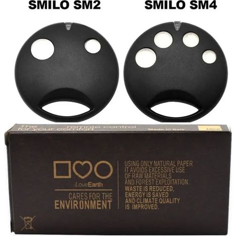 Télécommandes Universelles Compatibles CAME TOP432NA 433.92 MHz Rolling Code DOORHAN NICE – Émetteurs Sans Fil pour Garage et Portail 2 Pièces, Noir (1/4)