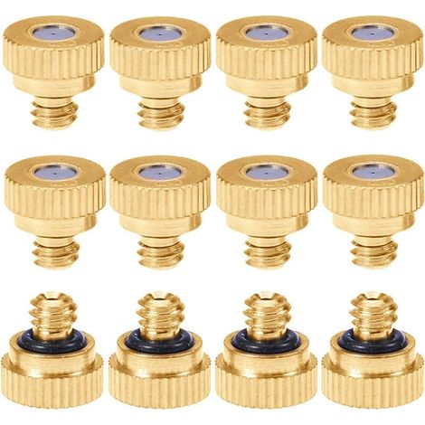 20PCS Buse de Brumisation en Laiton Buse Brumisateur Arrosage 0.4mm Srrosage Sprinkler pour Irrigation de Jardin Système de Refroidissement (1/5)