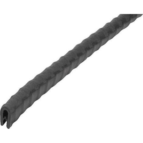 KIPP Kantenschutzprofil ohne Dichtung 2000 x 6 x 8 mm PVC schwarz (1/3)