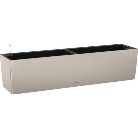 Jardinière - Balconera couleur 80 - Kit complet - Marron sable - 12 L - LECHUZA (1/2)