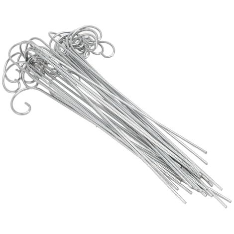 30 Pièces Crochets d'étiquette de Plante, Signe Plante Jardin, Marqueurs Jardin en Acier Inoxydable Piquet pour Fleurs, Pots, Plantes - (1/5)