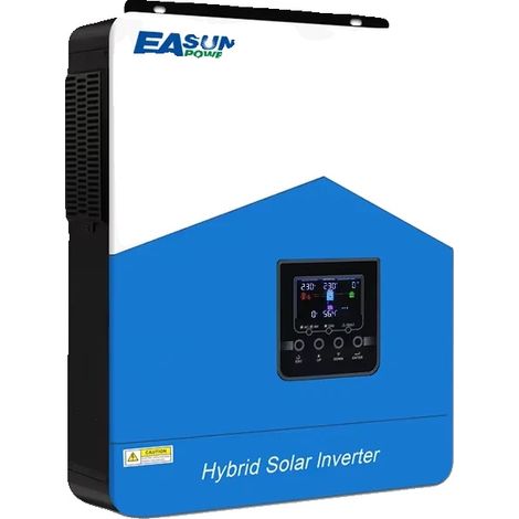 Inversor solar híbrido, salida de onda sinusoidal pura, funciones de carga inteligente, 4,2 kW, 24 V, WIFI, 220 V (1/2)