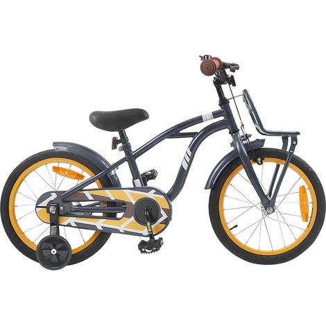 Teenpull – Kinderfahrrad 16 Zoll für 4-6 Jahre alt Dunkelgrau (1/5)