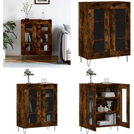 Sideboard Räuchereiche 69,5x34x90 cm Holzwerkstoff - Sideboard - Sideboards - Home & Living (1/5)