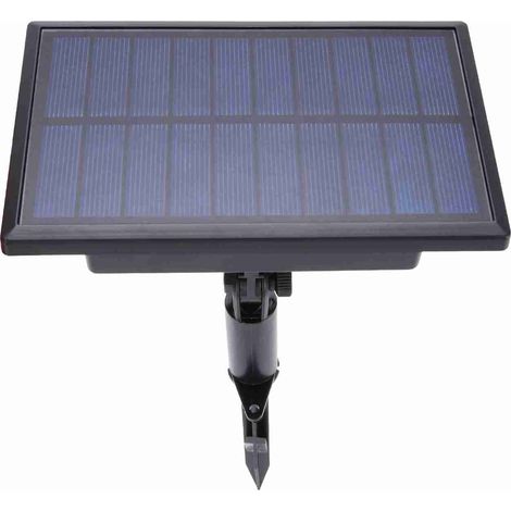 Kit arrosage goutte à goutte solaire pour 10 végétaux en pots, 6 modes minuterie, débit 400 ml/min, tuyau 33 pieds, arroseur automatique avec piquet à insérer noir (1/5)