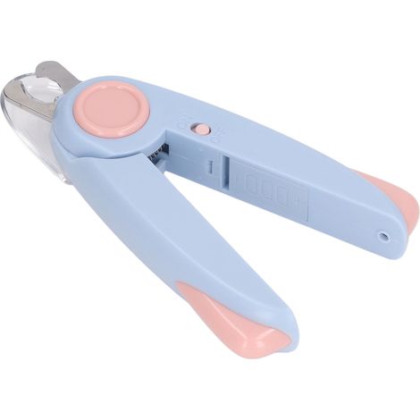 Professioneller, tragbarer Krallenschneider für Hunde und Katzen mit LED-Licht, Nagelfeile, Pflegewerkzeug, Blau (1/5)