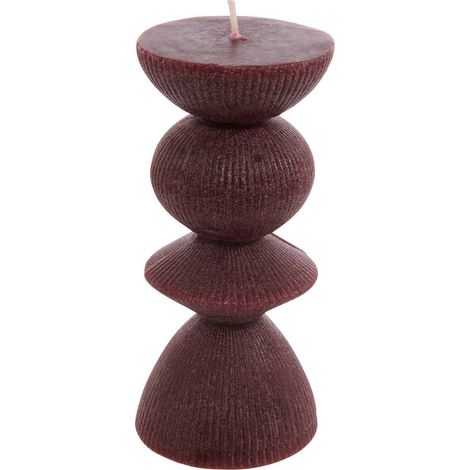 Bougie décorative Homy ronde H.15cm - Atmosphera créateur d'intérieur