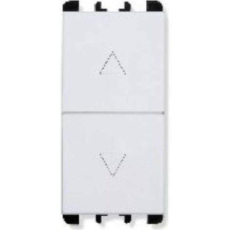 Pulsante Interbloccato 1Pno+1Pno 10A 1M Tstb ( Urmet Cod. 10139.B )