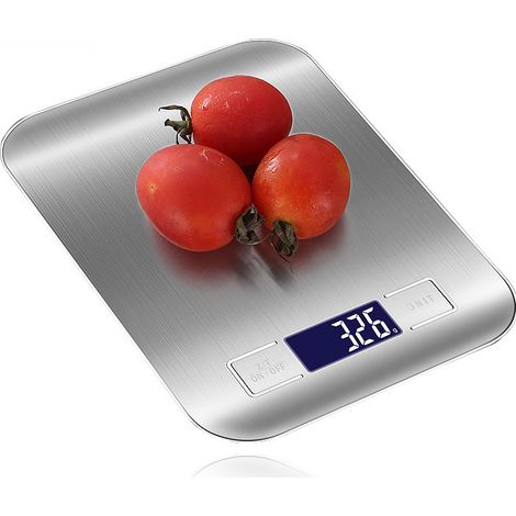 Balance De Cuisine Électronique - Capacité 5 kg - Précision 1 g - Construction En Acier Inoxydable - Pour Aliments Et Thé - 1 Pièce (1/4)